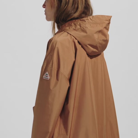Coupe-vent imperméable femme Pyrenex Pyrite marron