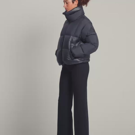 Doudoune courte Pyrenex femme Cezy made in Saint Sever noire