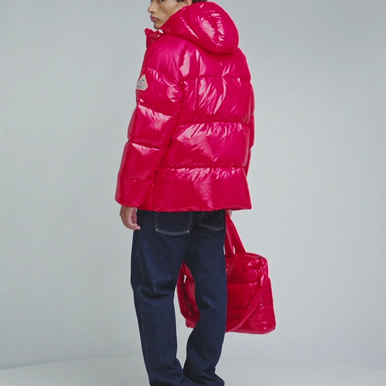 Doudoune homme à capuche Pyrenex Sten rouge