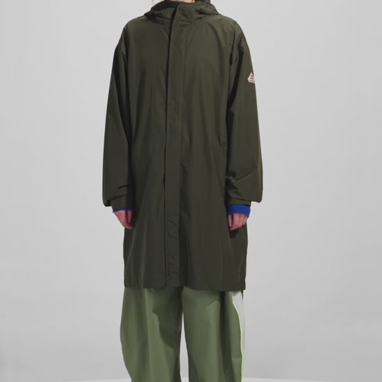 Parka longue imperméable femme Pyrenex Eissaure kaki