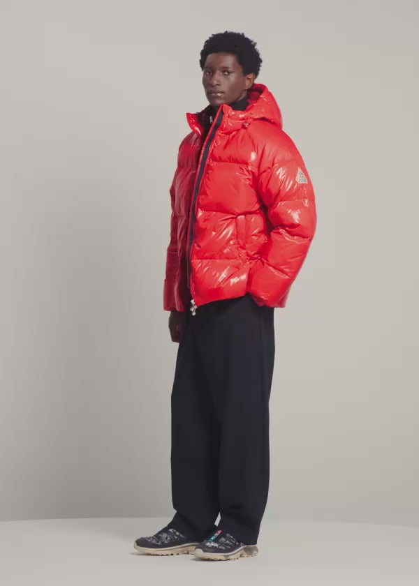 Unisex-Daunenjacke mit Kapuze Pyrenex Sten rot-2