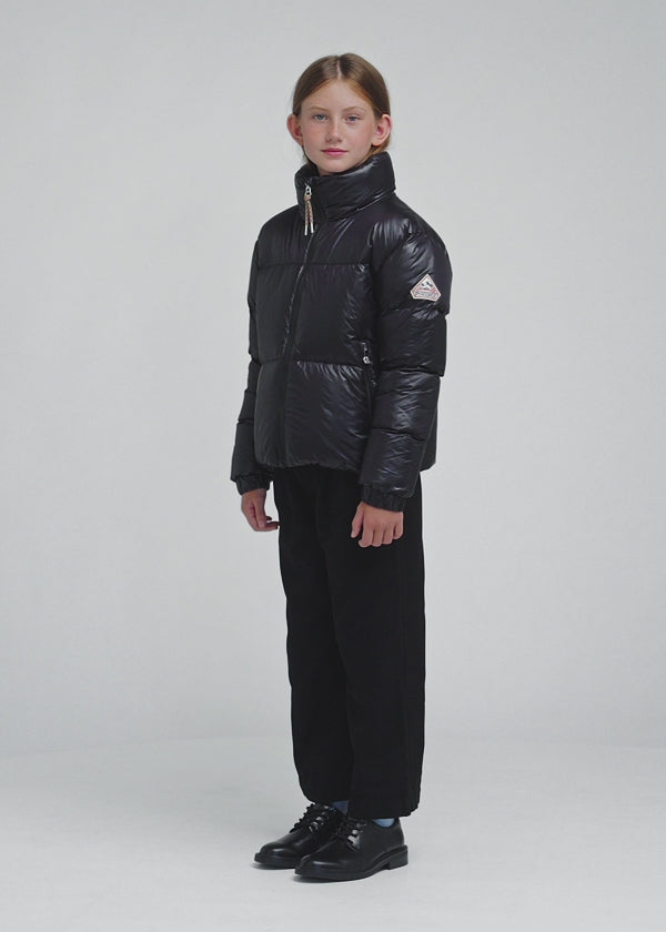 Girl vintage shiny down jacket Goldin | Pyrenex EN