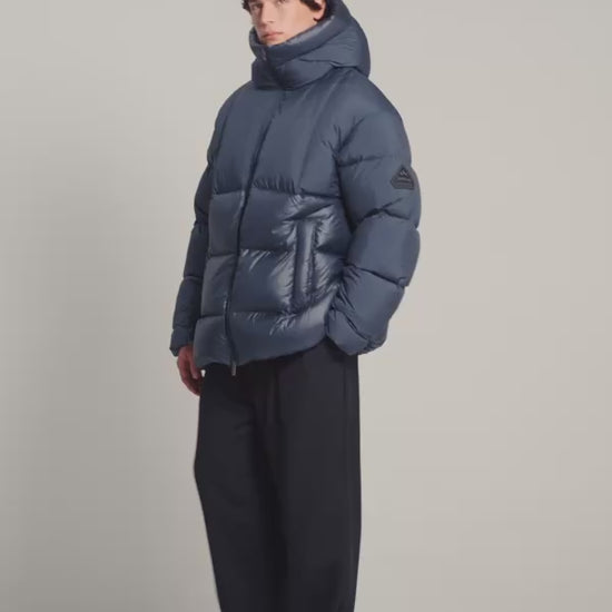 Doudoune pour homme made in Saint-Sever Pyrenex Eneko bleu foncé