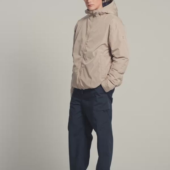 Parka matelassée imperméable pour homme Pyrenex Puigmal beige clair