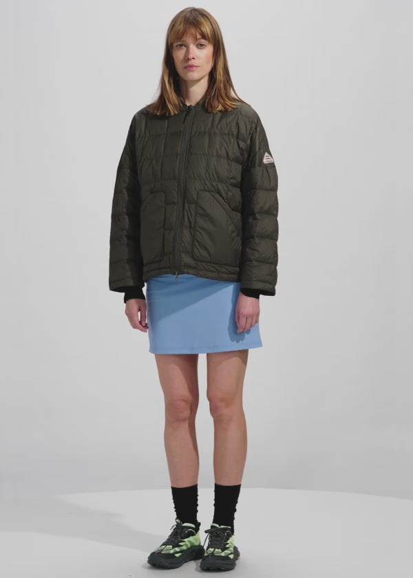 Doudoune légère femme Pyrenex Gypse vert kaki-2