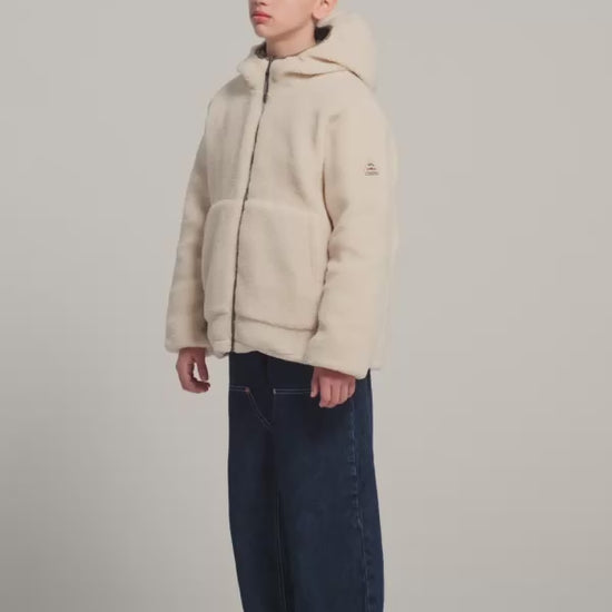Doudoune réversible enfant Pyrenex Keylinn kaki clair