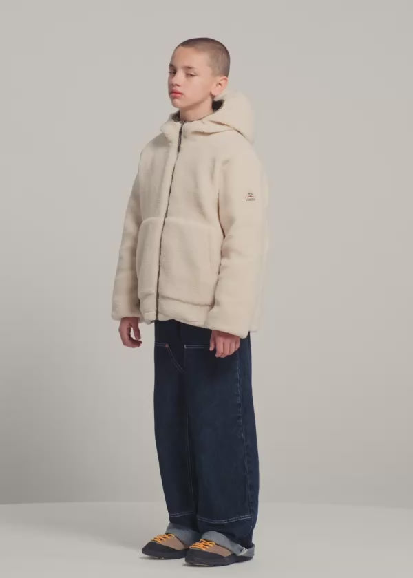 Kinder-Wendedaunenjacke Pyrenex Keylinn Hellkhaki-2