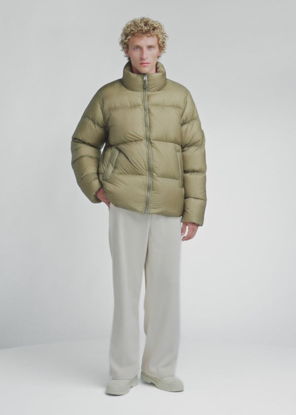 Doudoune unisexe Pyrenex Shift Ripstop khaki clair-2