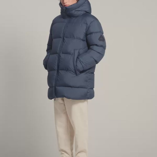 Doudoune pour homme made in Saint-Sever Pyrenex Vesper bleu foncé