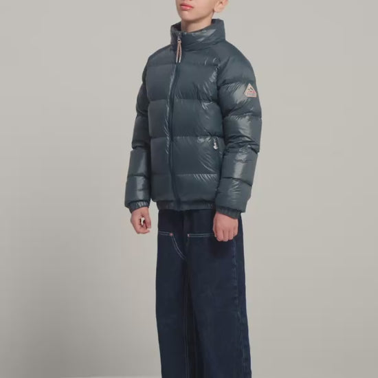 Doudoune pour enfant Pyrenex Vintage Mythic vert foncé