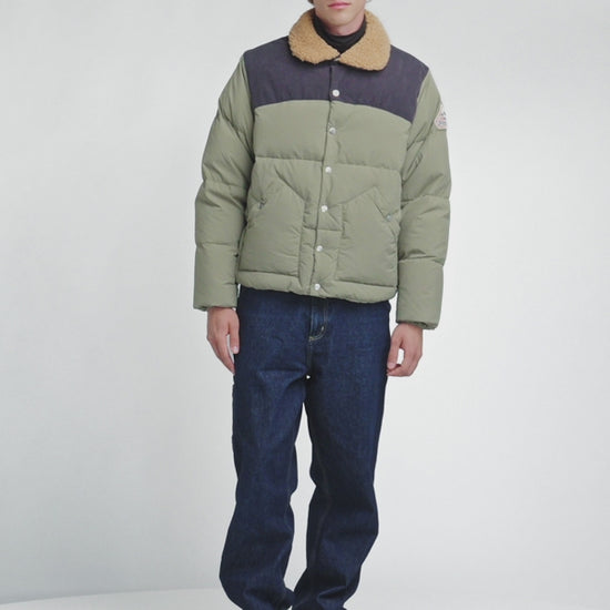 Doudoune hiver Pyrenex Fiery khaki