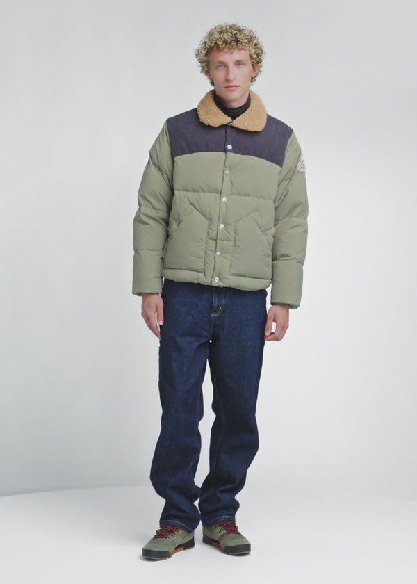 Pyrenex Fiery khaki winter down jacket-2