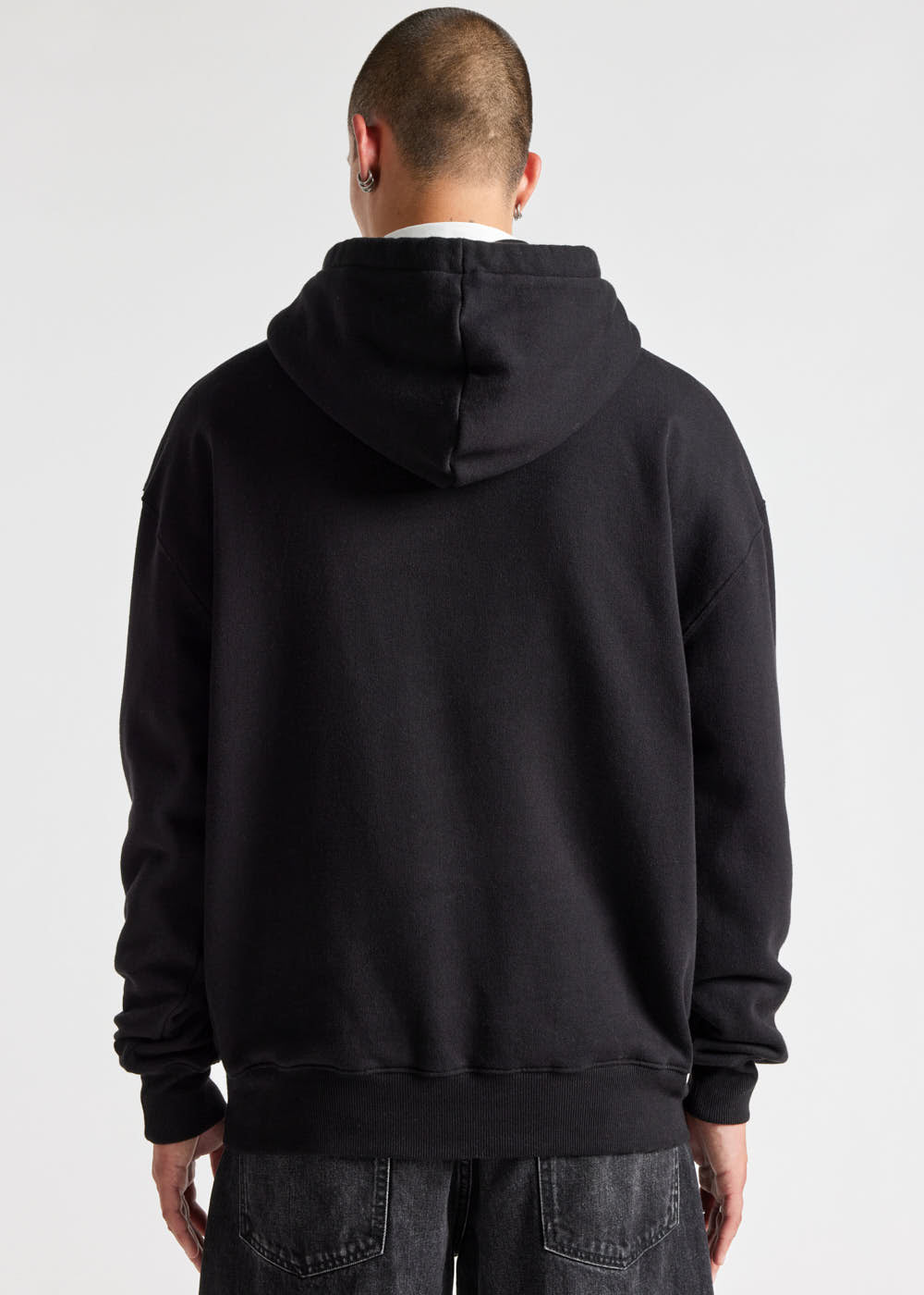 Pyrenex Journey unisex hoodie in organic cotton black-6