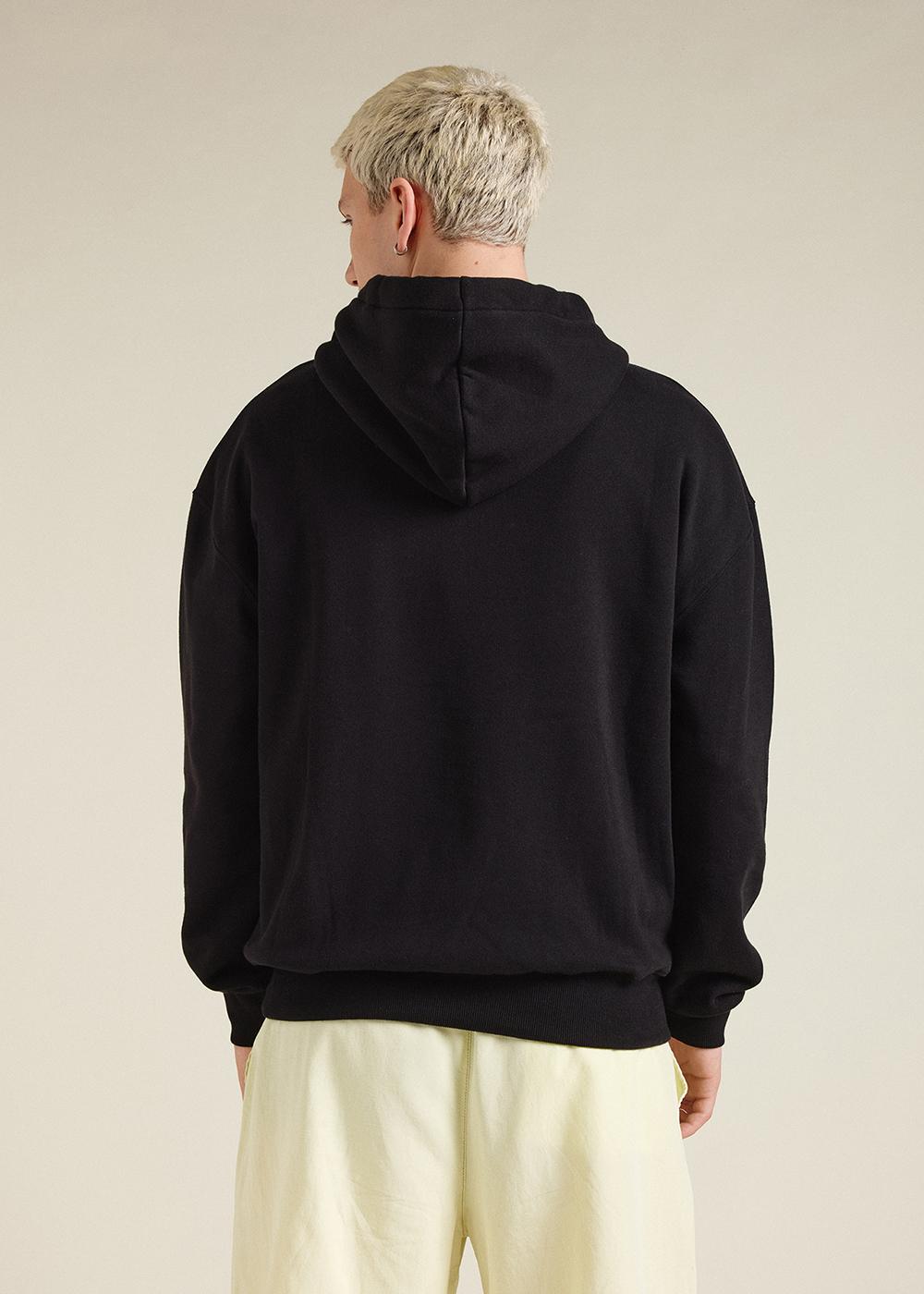Pyrenex Journey unisex hoodie in organic cotton black-11