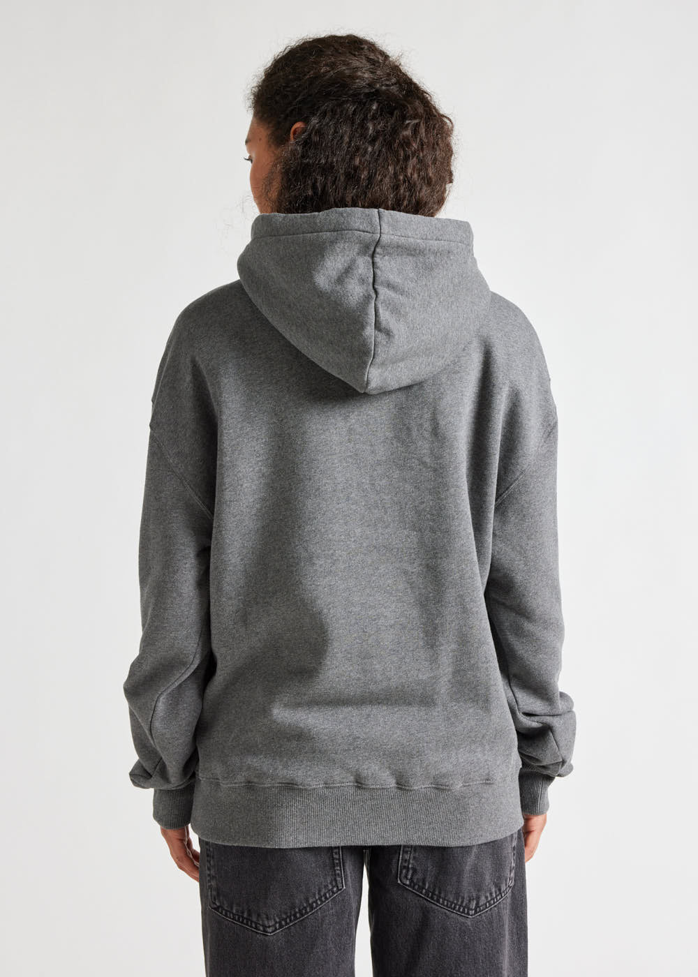 Pyrenex Journey unisex hoodie in organic cotton ardesia marl grey-5