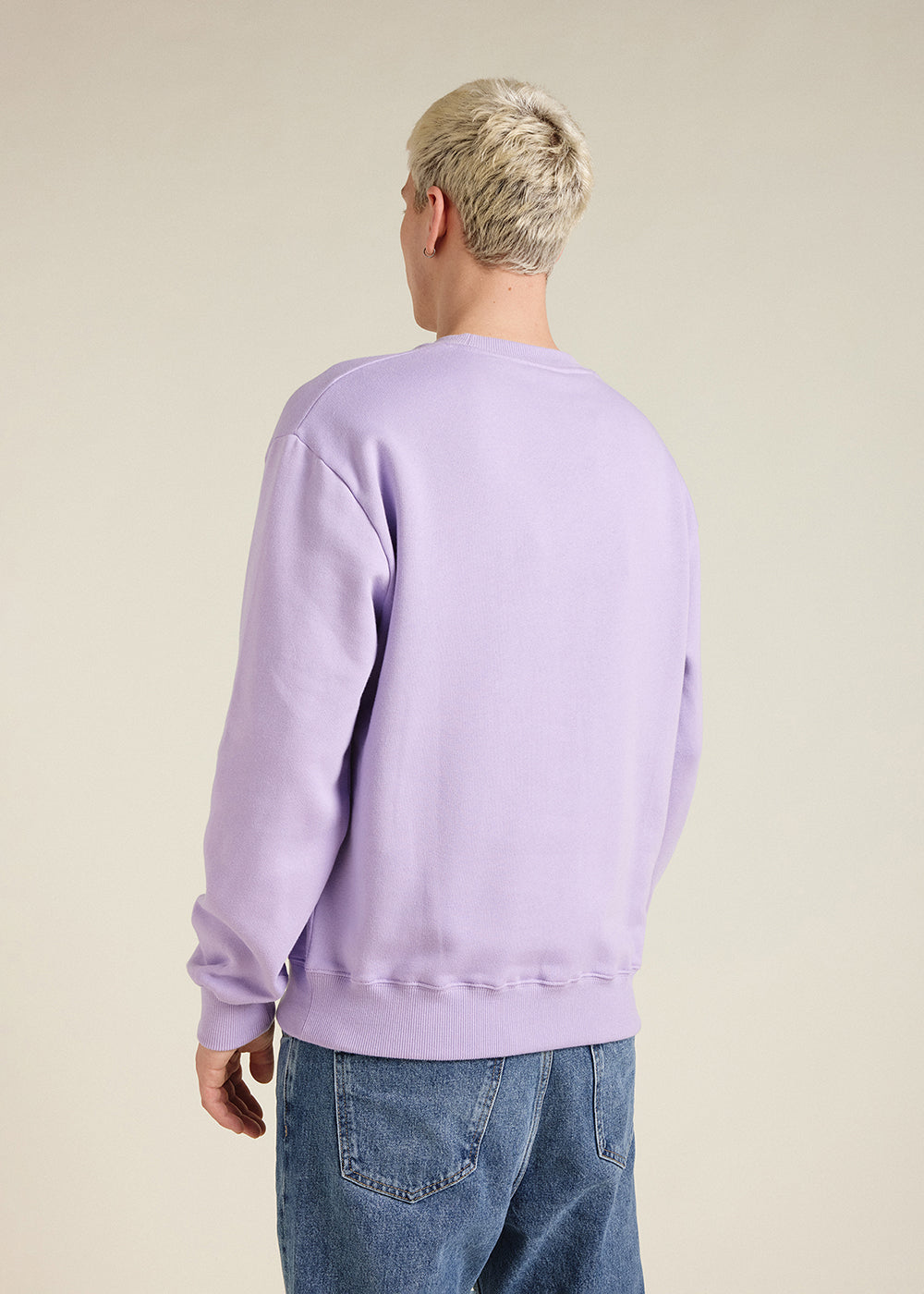 Pyrenex Phase unisex sweater in organic cotton wisteria-11