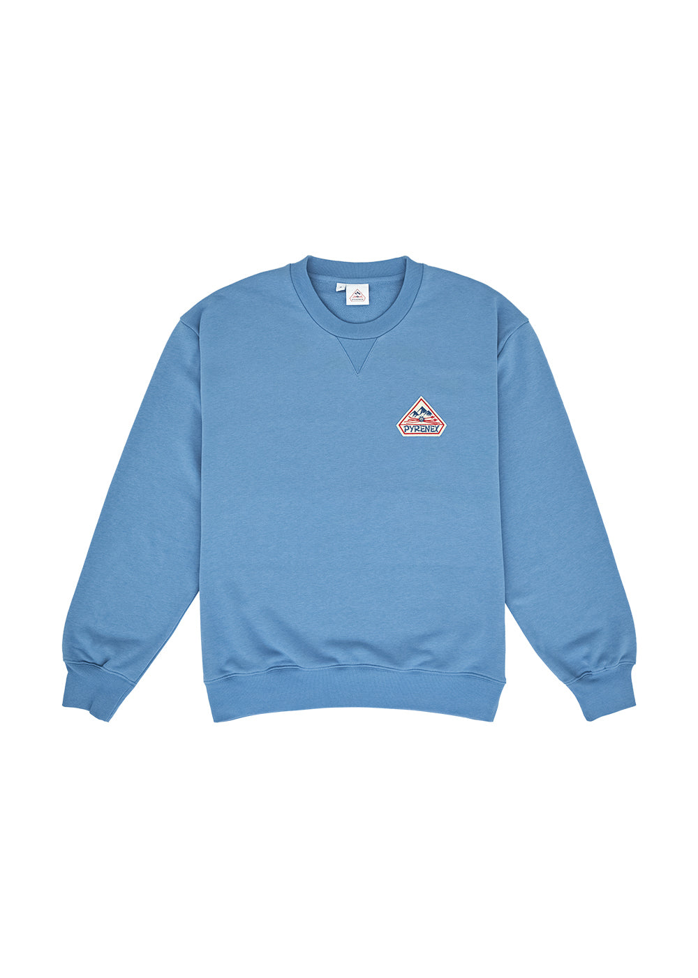 Pyrenex Phase unisex sweater in organic cotton coronet blue-8