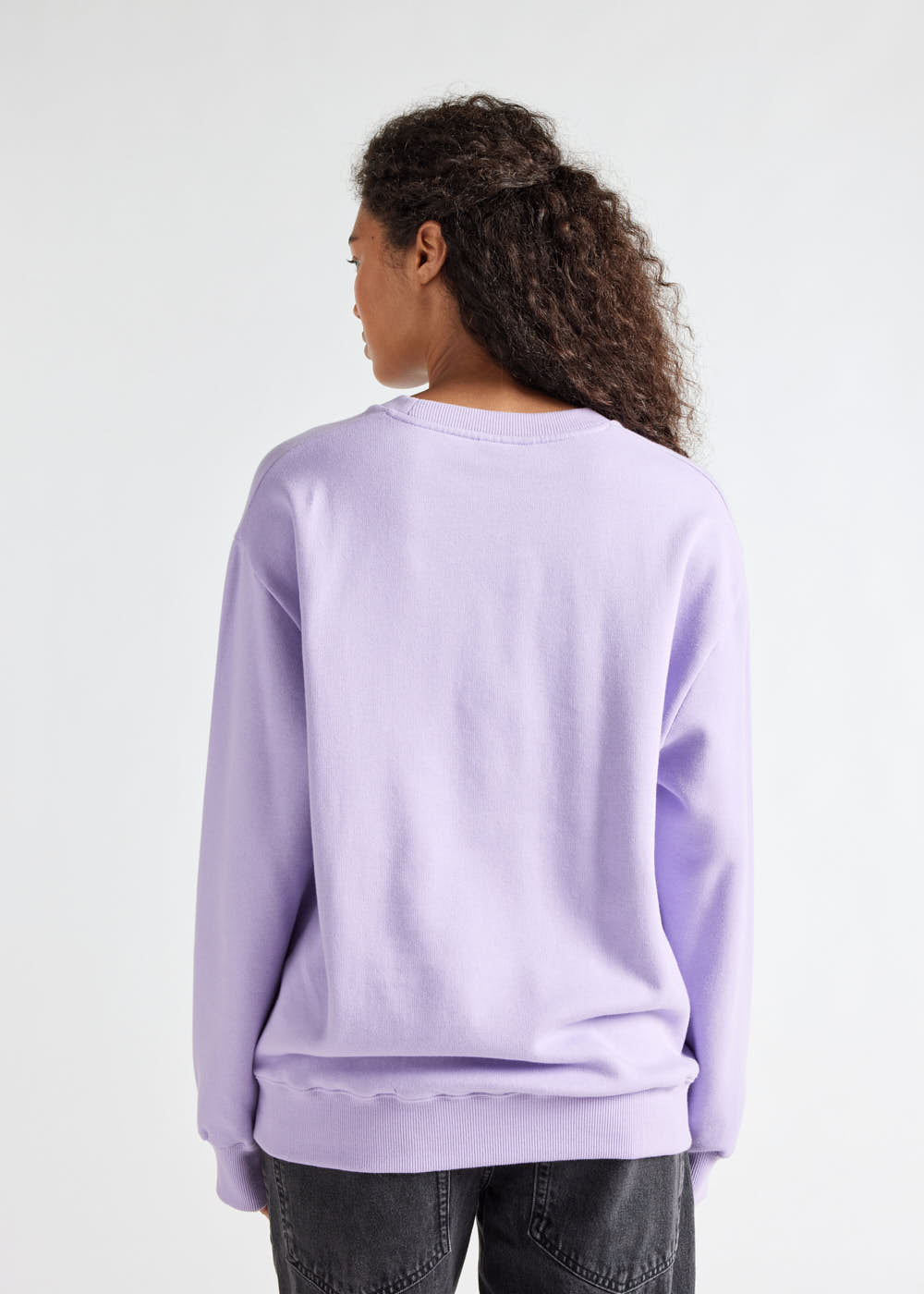 Pyrenex Phase unisex sweater in organic cotton wisteria-5