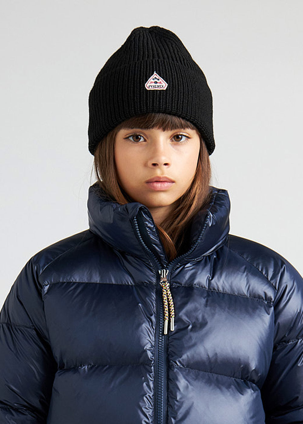 Pyrenex Roki Black Unisex Kids Wool Hat-1