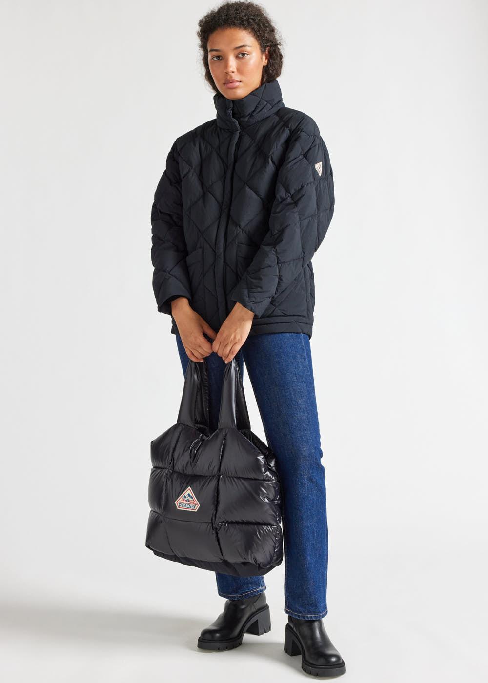 Pyrenex Billie down handbag black