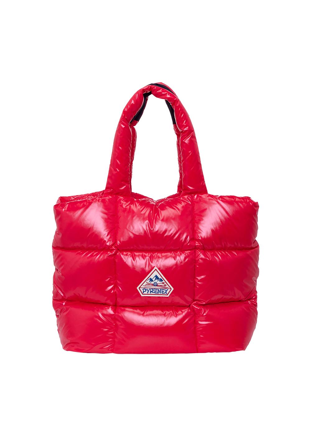 Pyrenex Billie down handbag ribbon red