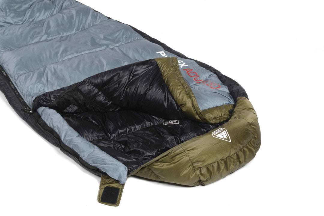 Sleeping Bag Ladakh 1200 khaki-black-grey-2