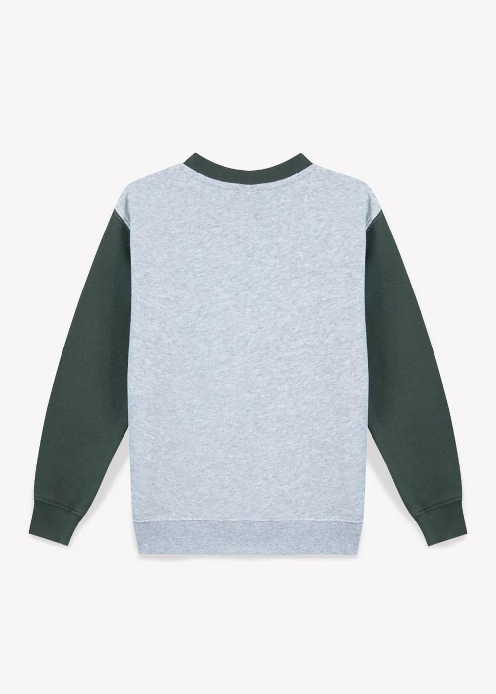 Sandiges Baumwoll-Sweatshirt für Kinder, Pyrenex x Bonton, graues Porzellan-5