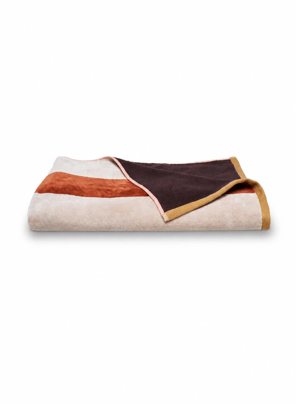 serviette de bain Sora couleur TABAC