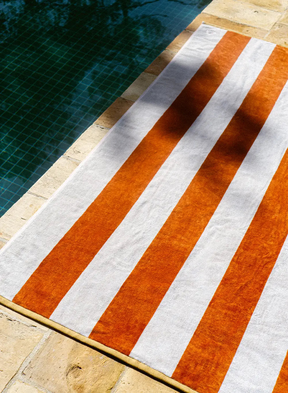 serviette de bain Sora couleur TABAC