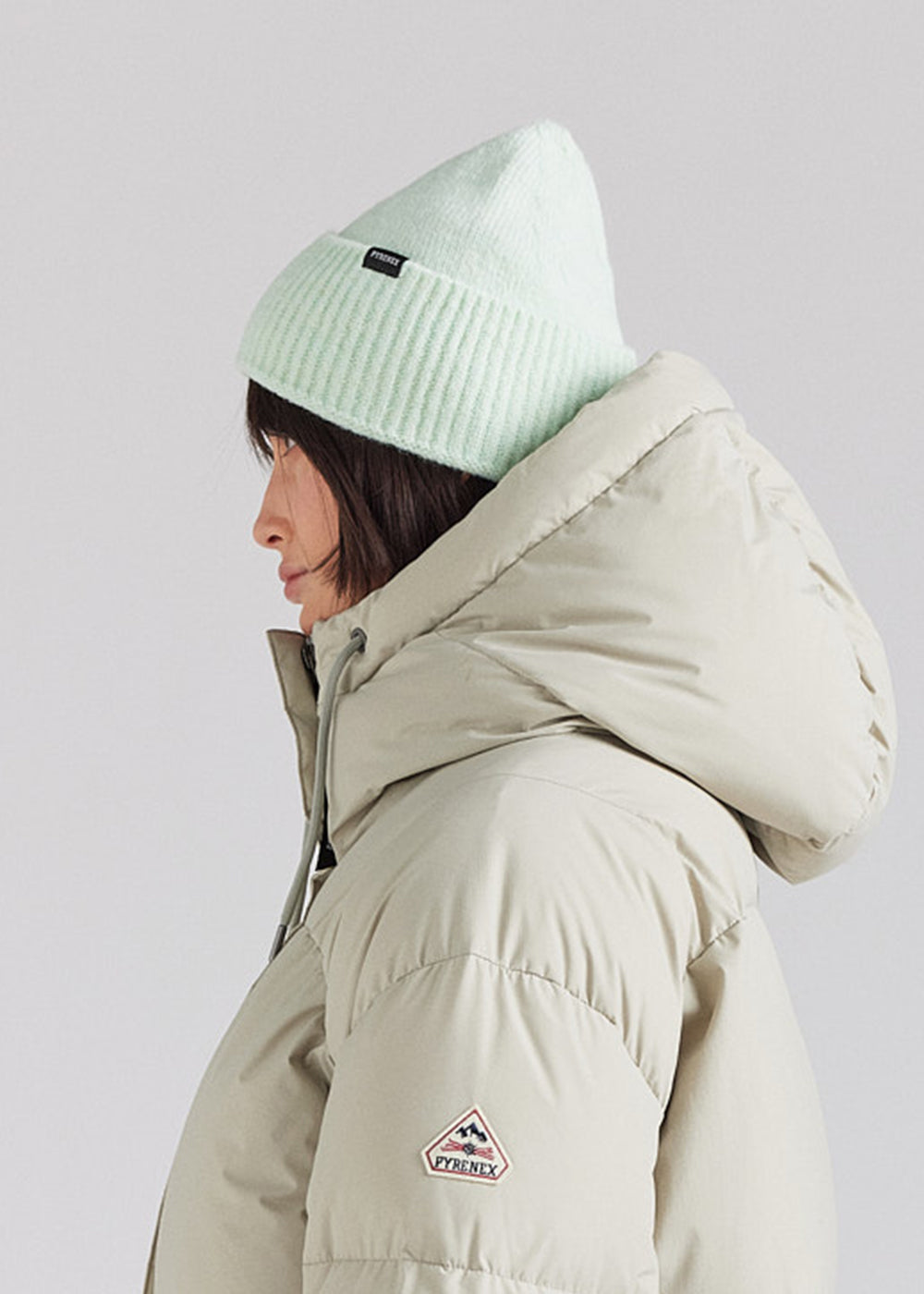 Pyrenex Soazig wool beanie pale aqua-1