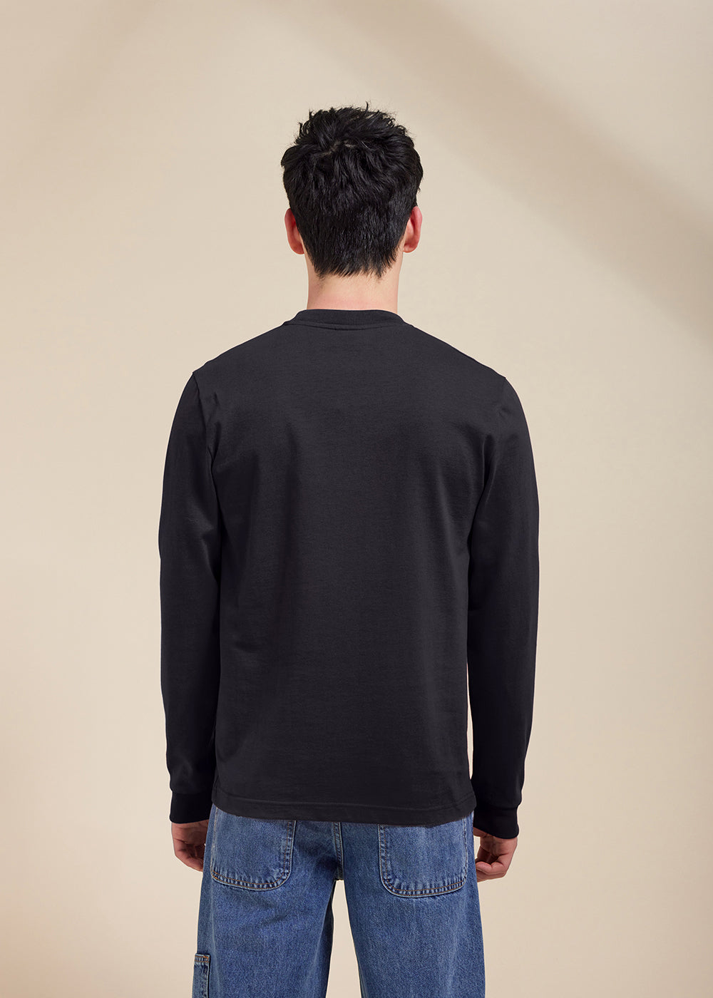 Align unisex longsleeve t-shirt black-2