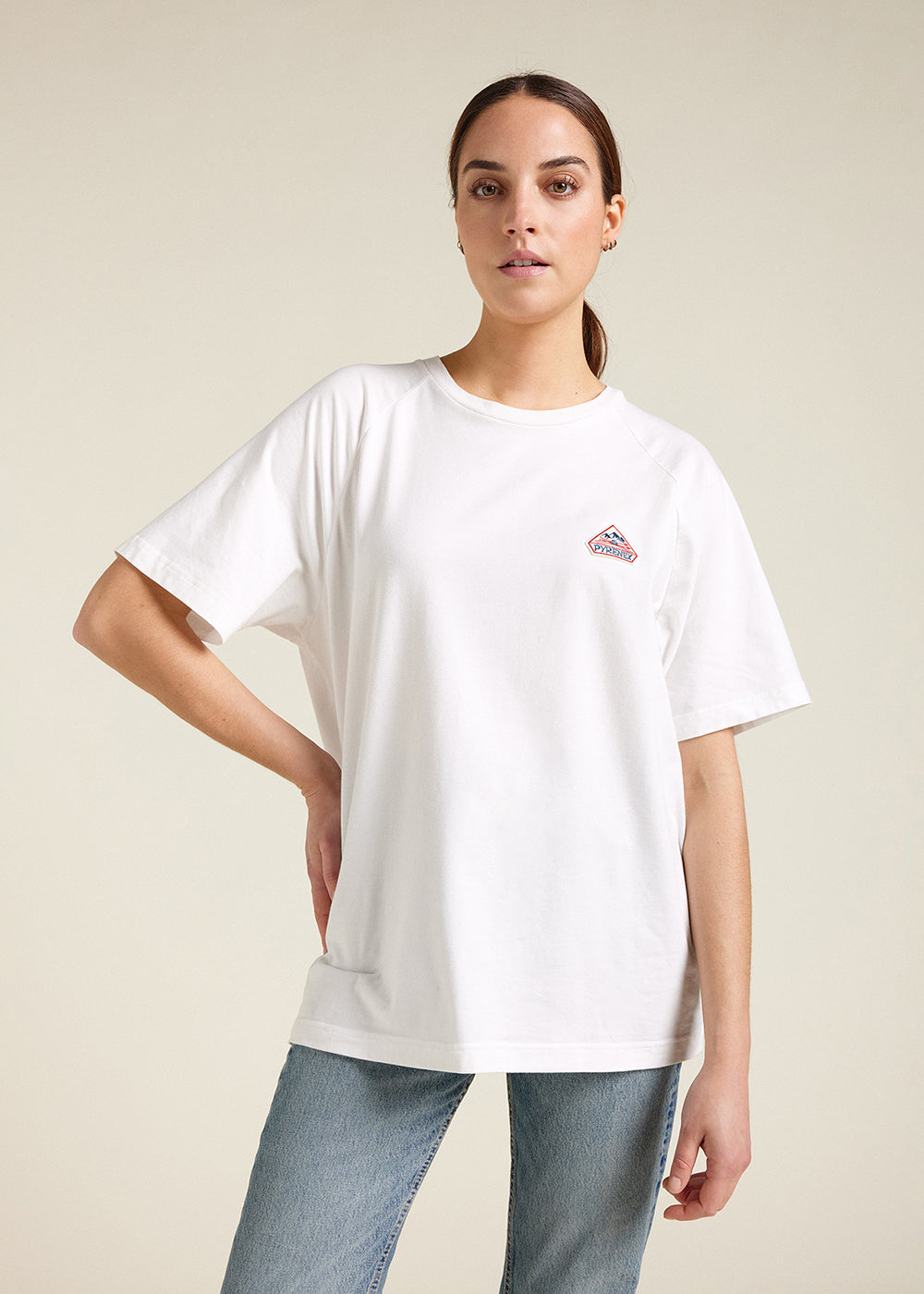 Unisex t-shirt in organic cotton Pyrenex Corto white-3