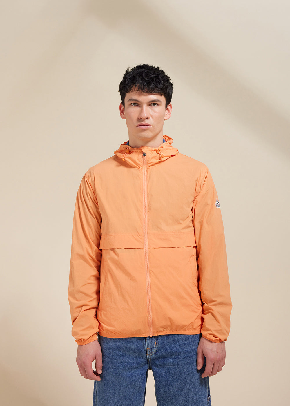 Ridge unisex windbreaker melon-4