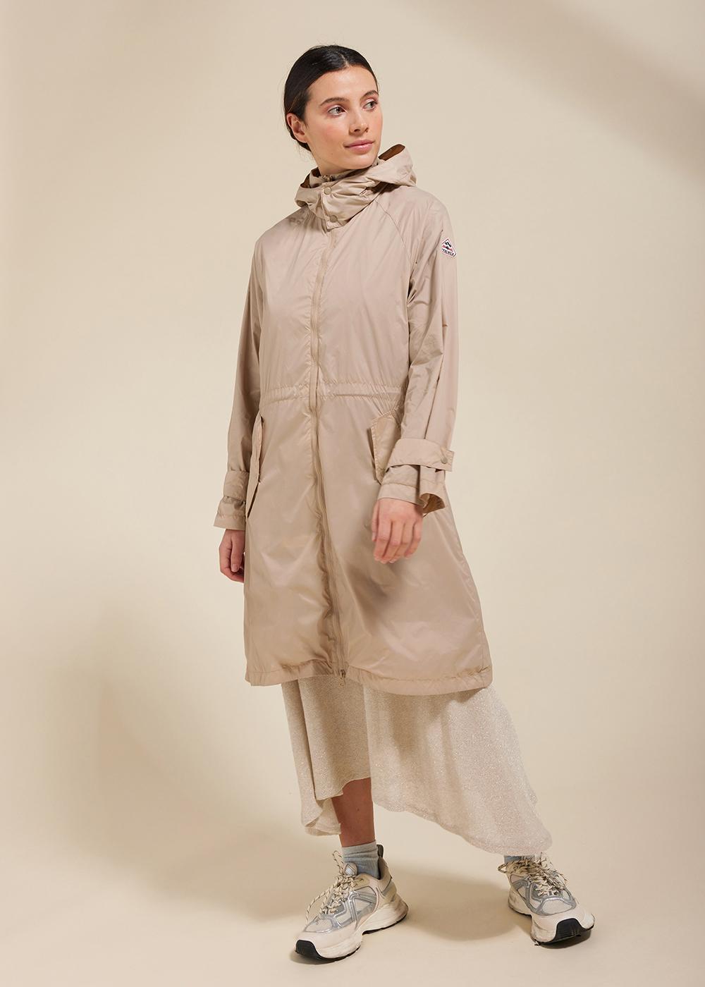 Ariane Cuban Sand lange Windjacke