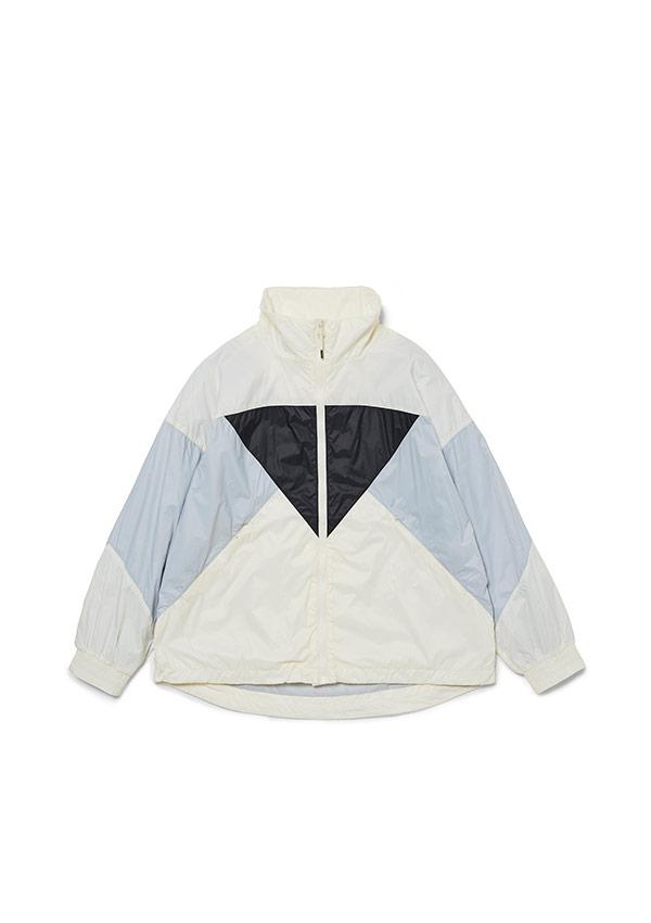 Erine women windbreaker multi white alyssum