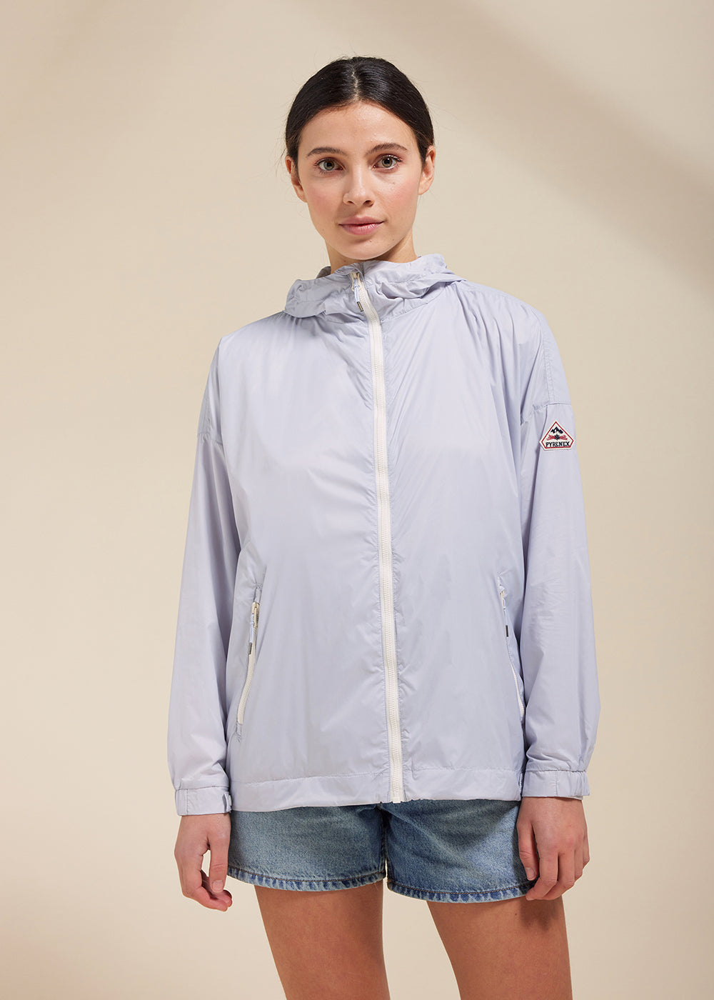 Zinnia women windbreaker arctic ice-2