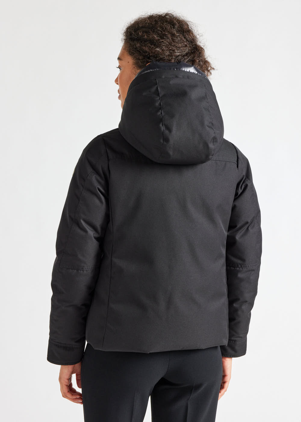 Women's Pyrenex Charlotte short down parka black-5