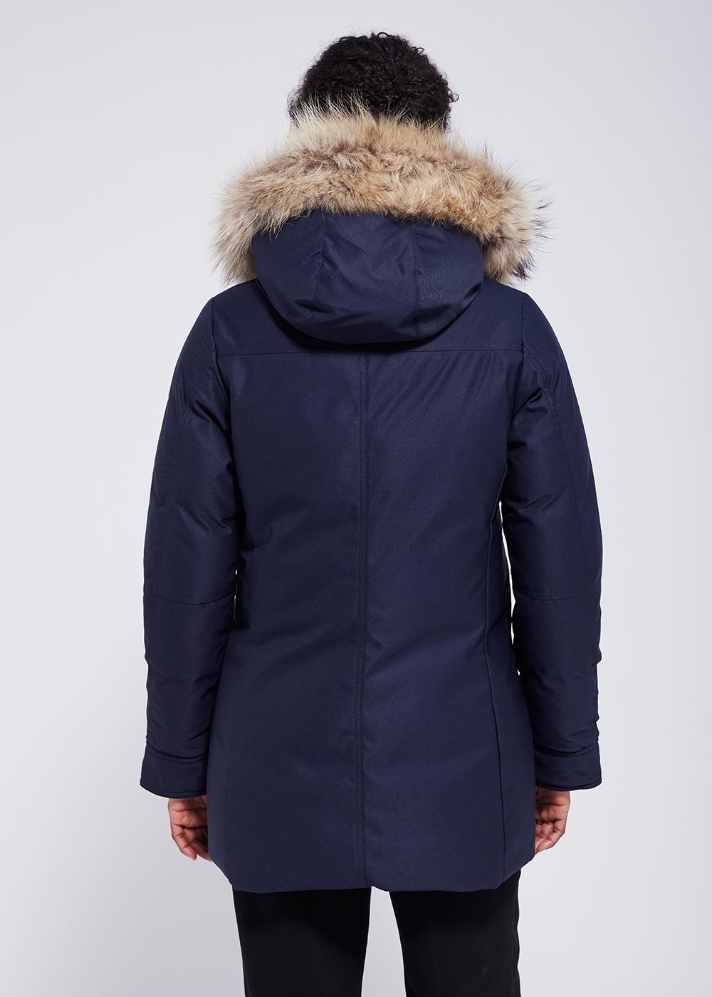 Parka pour femme Bordeaux amiral-3