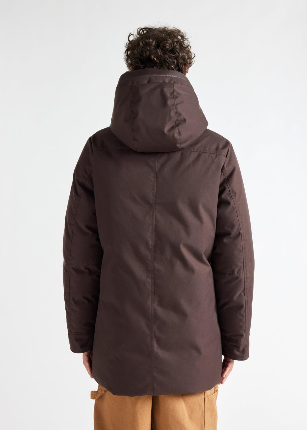 Men's Pyrenex Balme warm hooded down coat java-5