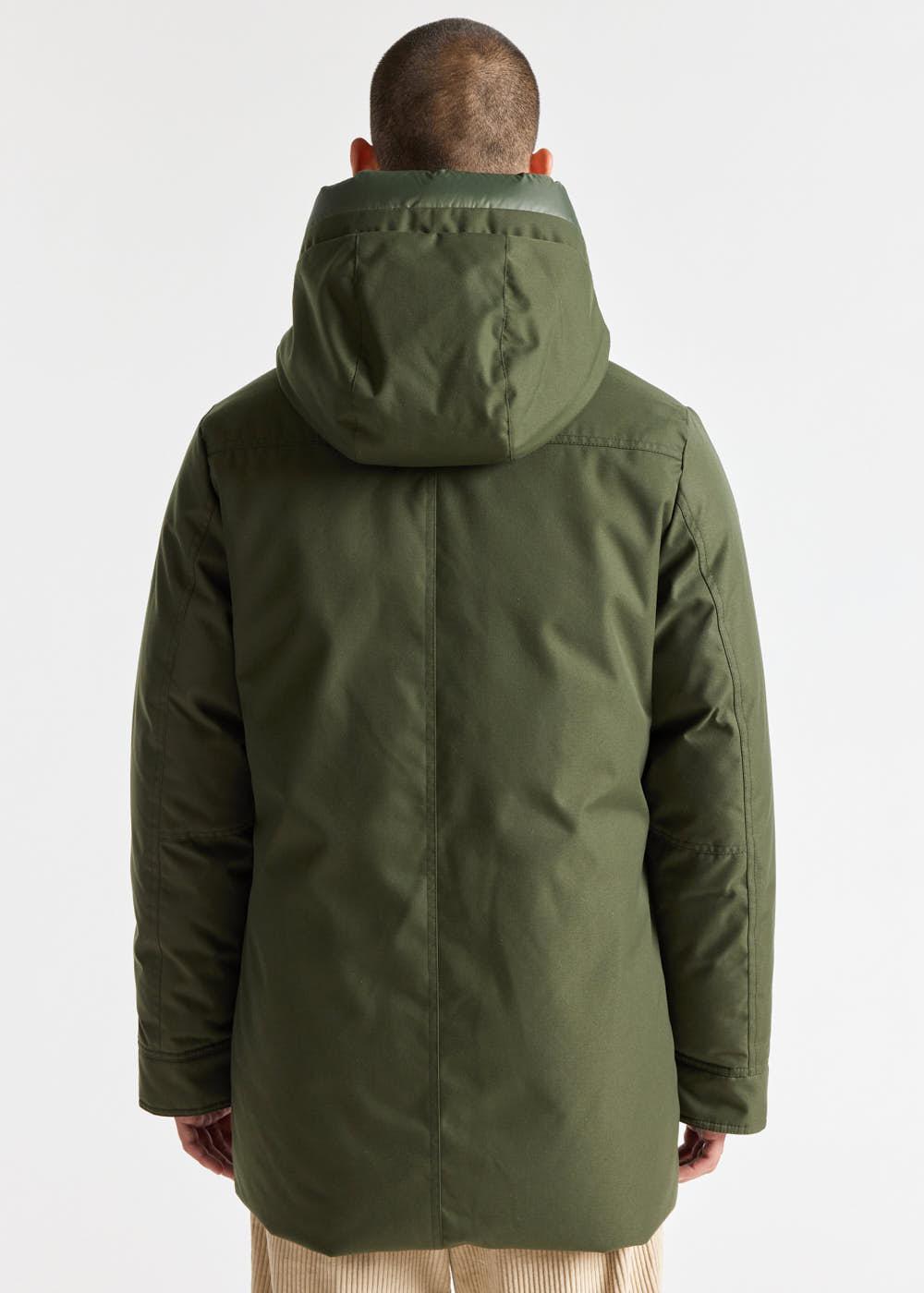 Manteau parka homme Pyrenex Balme Deep khaki-4